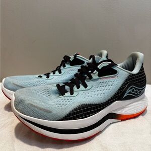 Saucony Endorphin Shift 2 Running Shoes Powder/Scarlet size 10.5 women